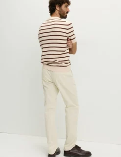 Cotton Rich Striped Knitted T-Shirt