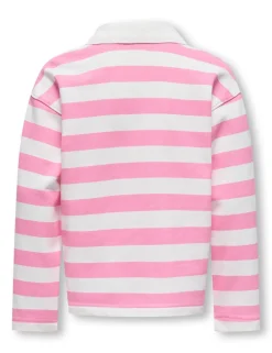 Cotton Rich Striped NYC Logo Polo Shirt (7-14 Yrs)