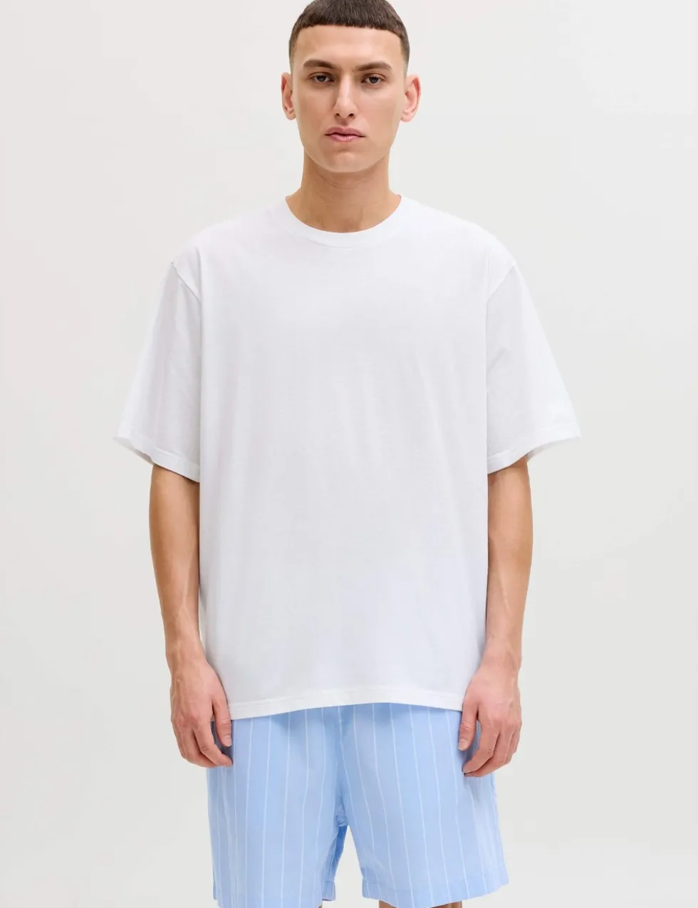Cotton Rich Striped Pyjama Set