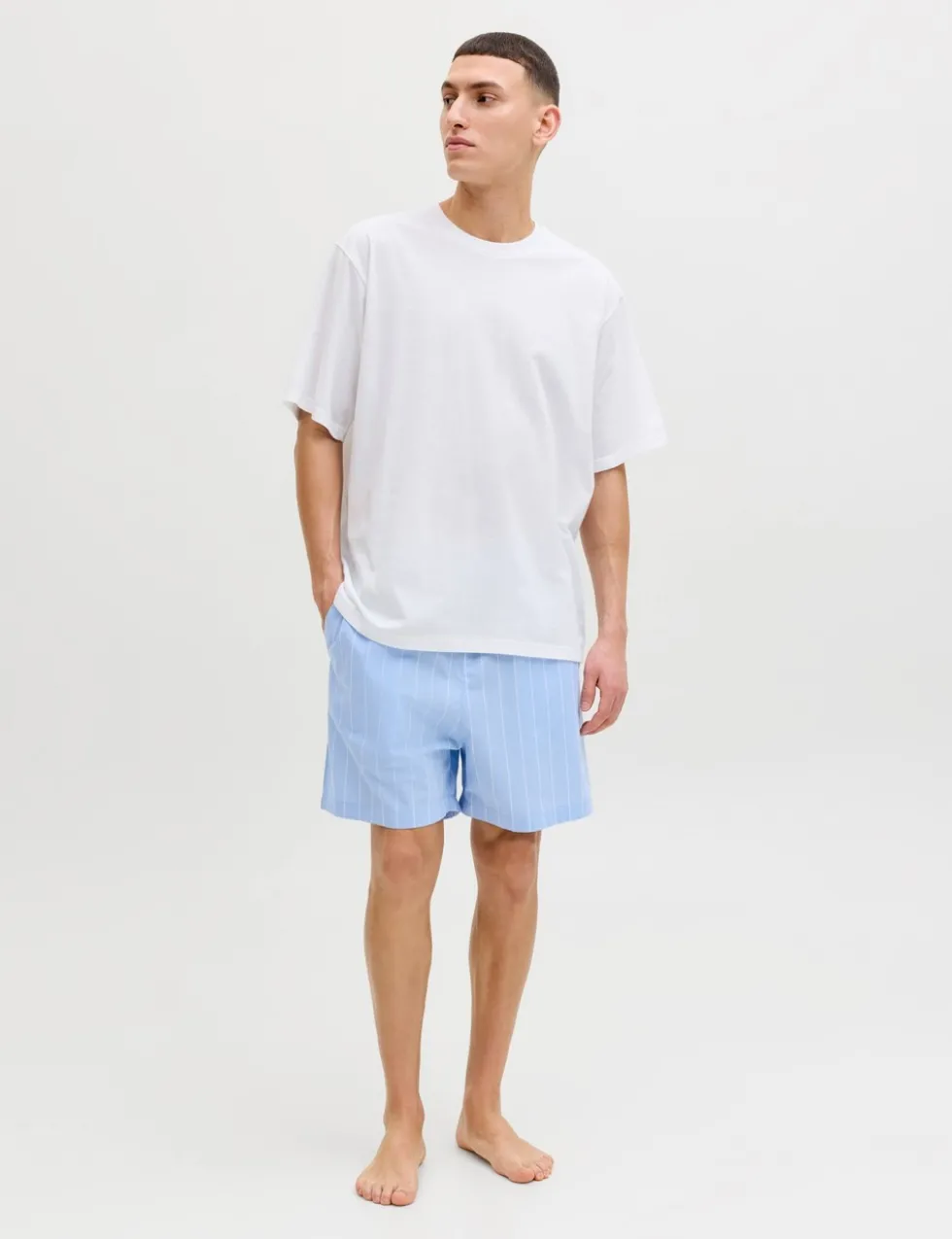 Cotton Rich Striped Pyjama Set