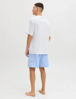 Cotton Rich Striped Pyjama Set
