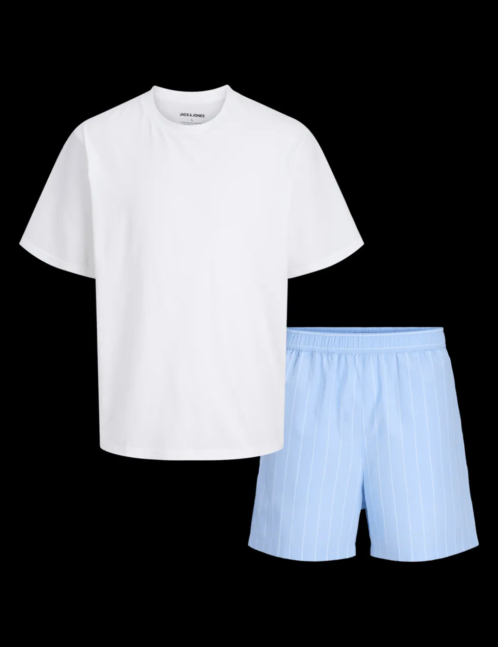 Cotton Rich Striped Pyjama Set