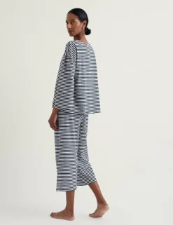 Cotton Rich Striped Pyjama Set