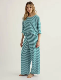 Cotton Rich Striped Pyjama Set