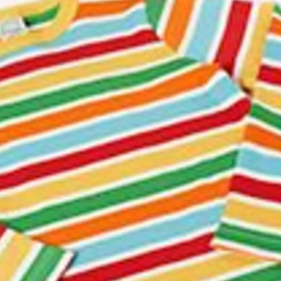 Cotton Rich Striped Ribbed Top (1-10 Yrs)