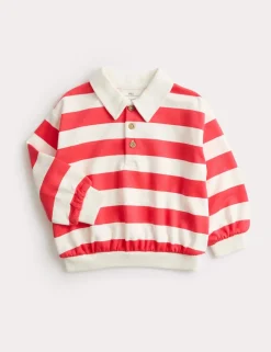 Cotton Rich Striped Rugby Sweatshirt (0-6 Yrs)