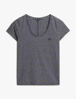 Cotton Rich Striped T-Shirt
