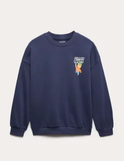 Cotton Rich Stumble Guys™ Graphic Sweatshirt (6-16 Yrs)