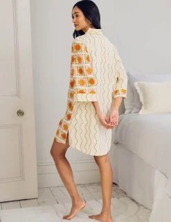 Cotton Rich Sunshine Tile Print Nightshirt