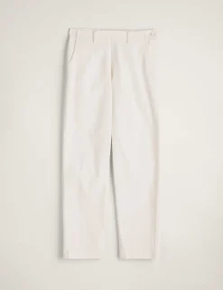 Cotton Rich Tapered Ankle Grazer Trousers