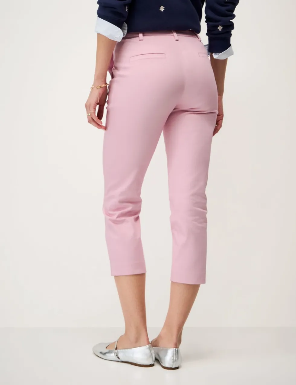 Cotton Rich Tapered Cropped Chinos