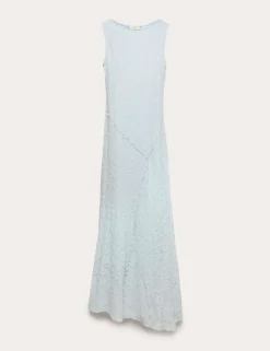 Cotton Rich Textured Midaxi Column Dress
