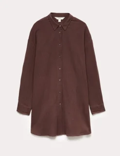 Cotton Rich Textured Shirt with Linen