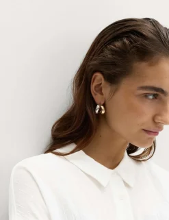 Cotton Rich Textured Shirt with Linen