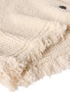 Cotton Rich Textured V-Neck Cardigan