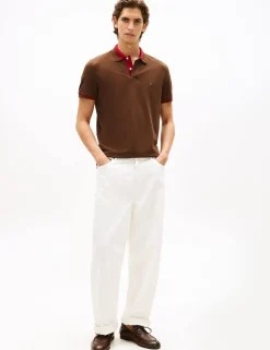 Cotton Rich Tipped Polo Shirt