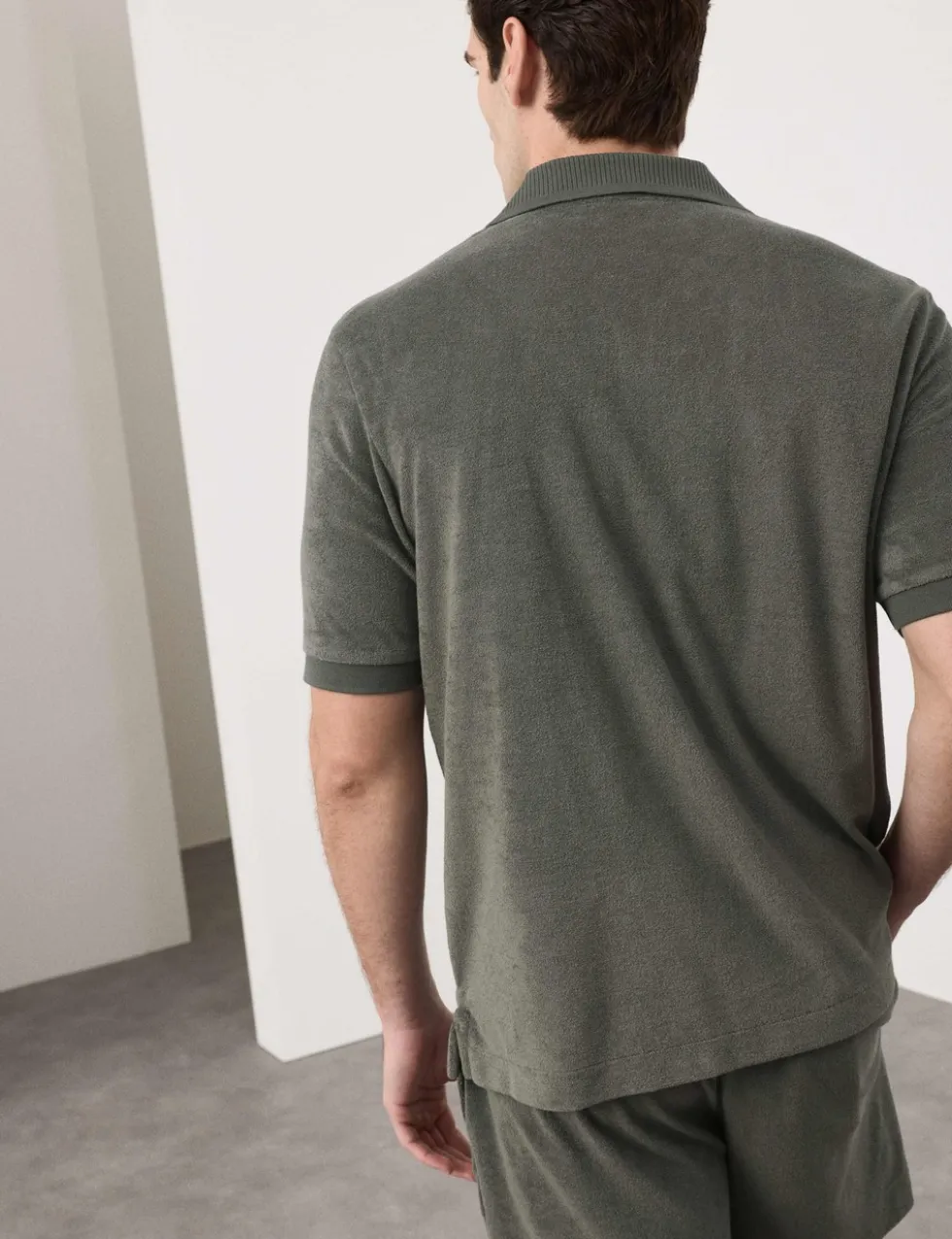 Cotton Rich Towelling shirt