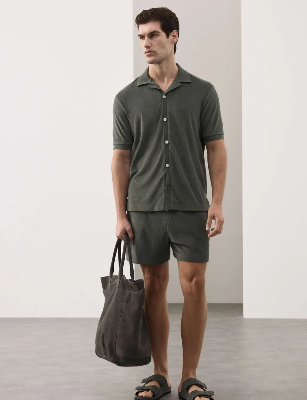 Cotton Rich Towelling shirt