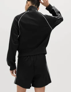 Cotton Rich Tricot Zip Up Track Jacket