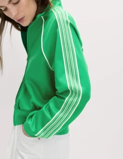 Cotton Rich Tricot Zip Up Track Jacket