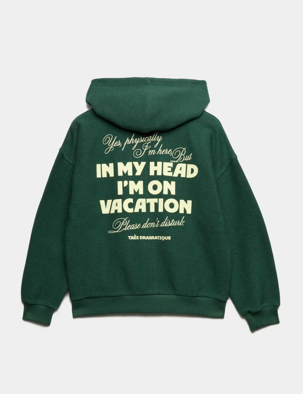 Cotton Rich Très Dramatique Slogan Hoodie (6-16 Yrs)