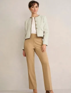 Cotton Rich Tweed Cropped Jacket
