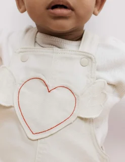 Cotton Rich Twill Dungarees (0-3 Yrs)