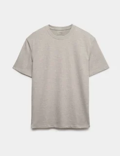 Cotton Rich Ultimate Performance Striped T-Shirt