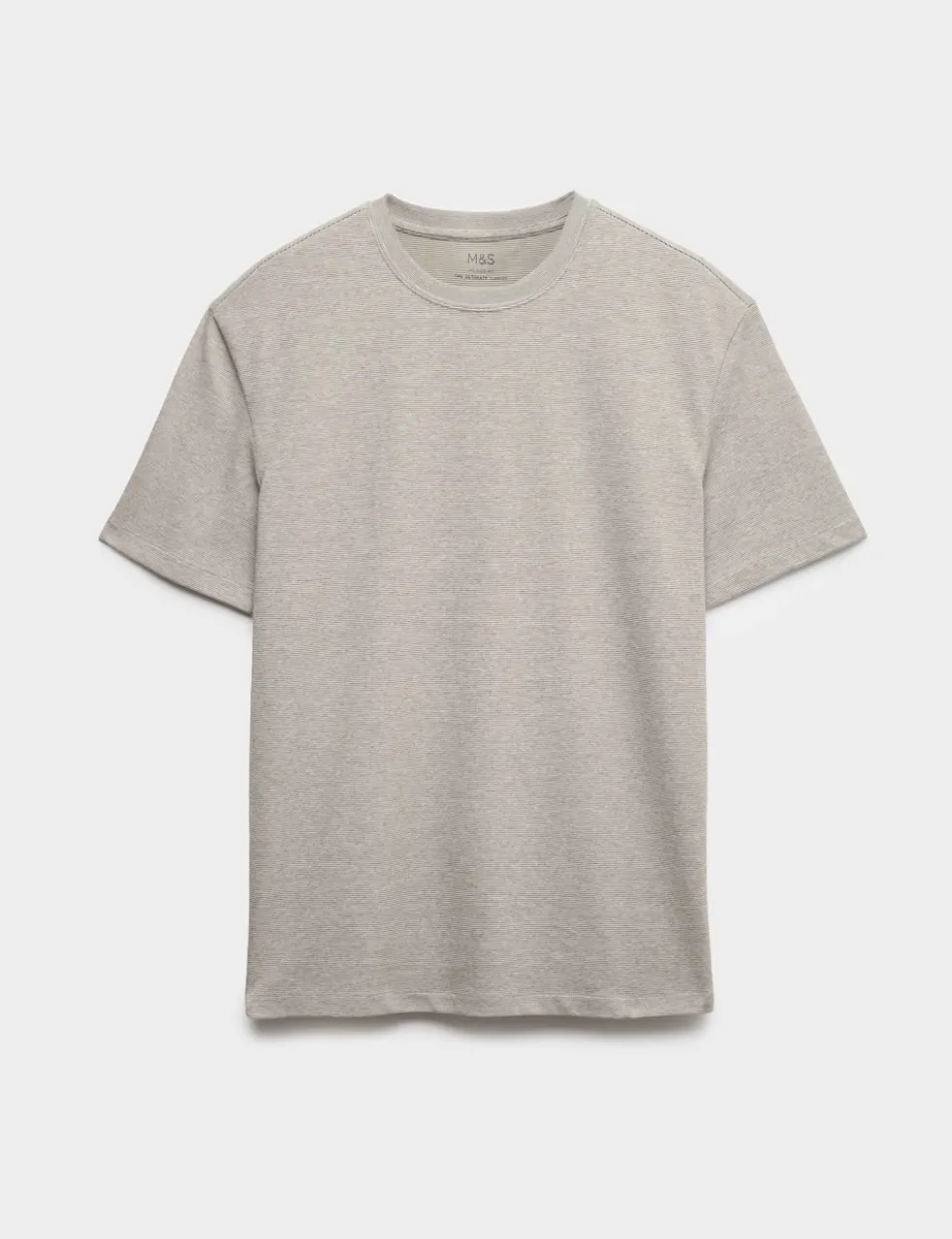 Cotton Rich Ultimate Performance Striped T-Shirt