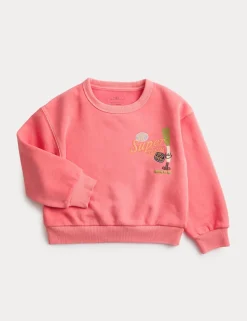 Cotton Rich Vegetable Sweatshirt (1-8 Yrs)