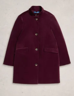 Cotton Rich Velvet Overcoat