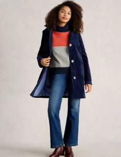 Cotton Rich Velvet Overcoat