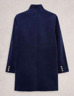 Cotton Rich Velvet Overcoat