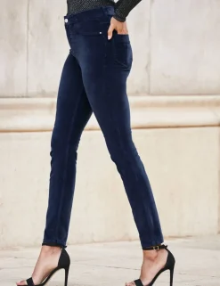 Cotton Rich Velvet Skinny Jeans