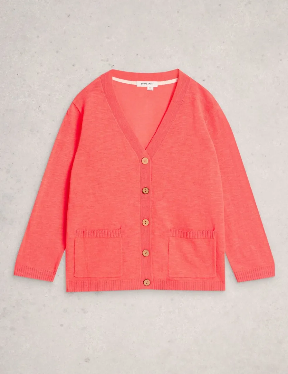 Cotton Rich V-Neck Cardigan