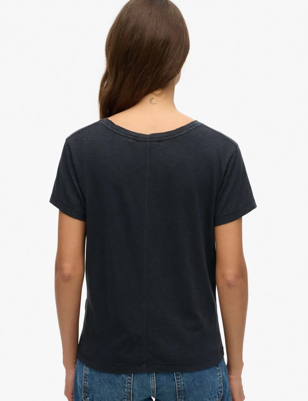 Cotton Rich V-Neck Relaxed T-Shirt