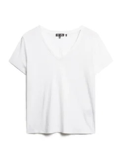 Cotton Rich V-Neck Relaxed T-Shirt