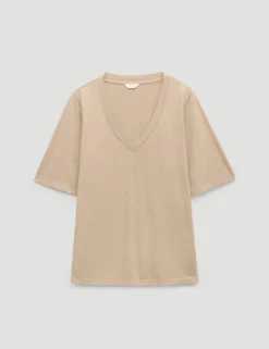 Cotton Rich V-Neck T-Shirt