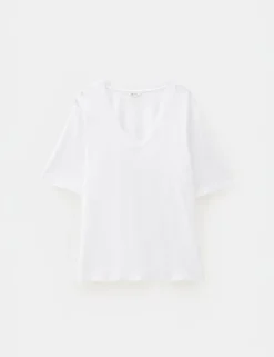 Cotton Rich V-Neck T-Shirt