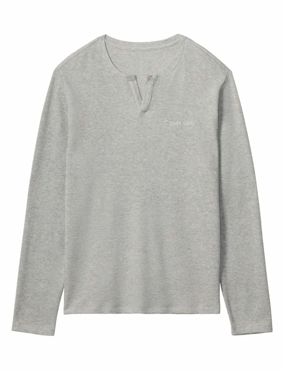Cotton Rich Waffle Henley Pyjama Top