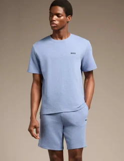 Cotton Rich Waffle Loungewear Shorts