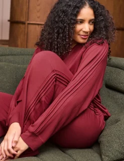Cotton Rich Wide Leg Trousers with Modal
