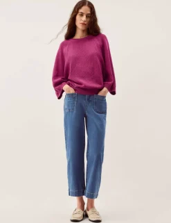 Cotton Rich Wide Sleeve Jumper