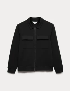 Cotton Rich Zip Jacket