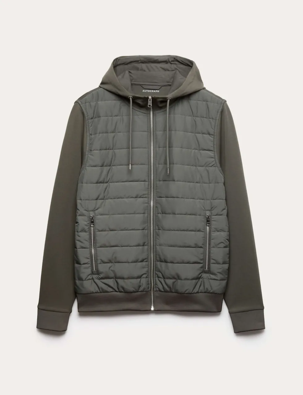 Cotton Rich Zip Up Hooded Jacket with Stormwear™