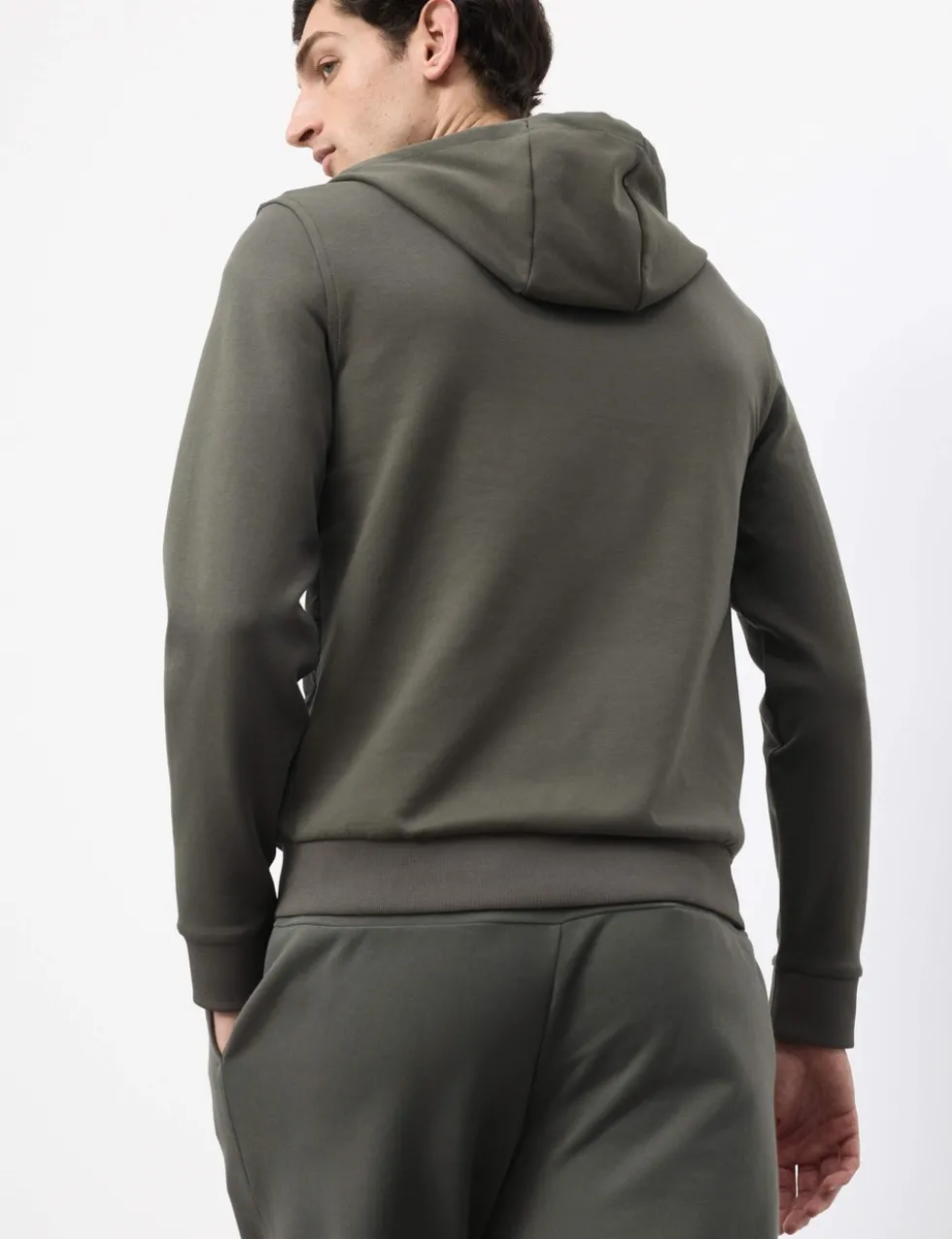 Cotton Rich Zip Up Hooded Jacket with Stormwear™