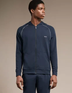 Cotton Rich Zip Up Hoodie