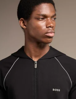 Cotton Rich Zip Up Hoodie