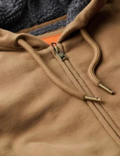 Cotton Rich Zip Up Hoodie