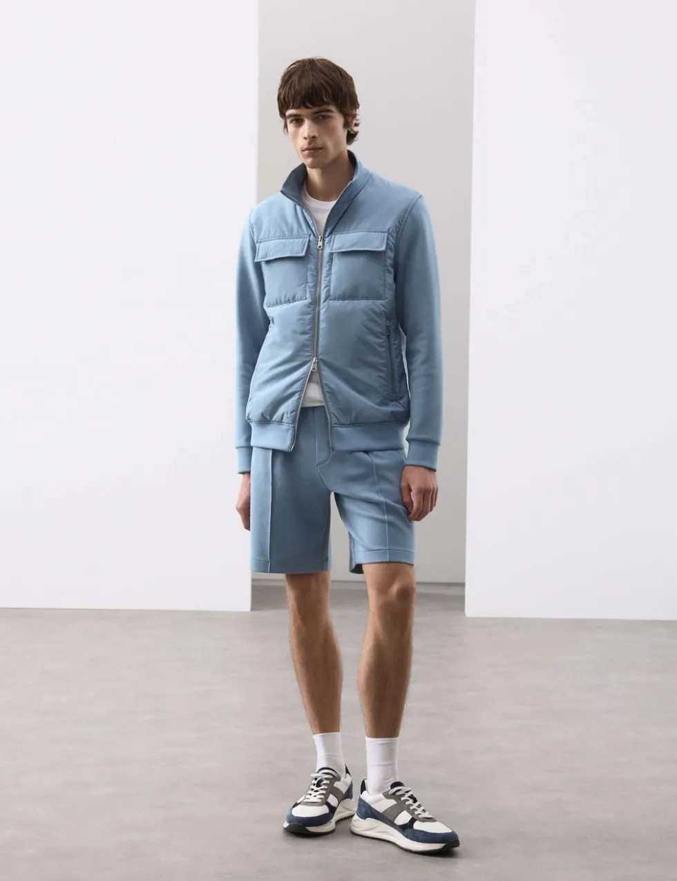 Cotton Rich Zip Up Pocket Jacket